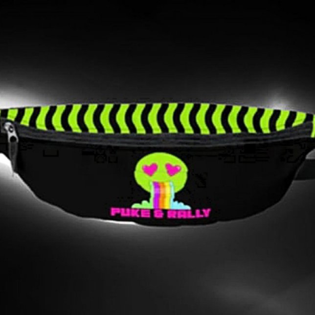 Neon Puke & Rally Fanny Pack | Fête drôle (Créateur téléchargé)