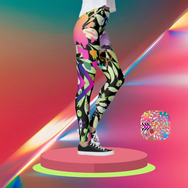 Neon Pulse Signature Leggings (Creator Uploaded)