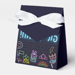 Neon Purim Favor Box
