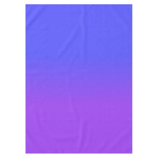Neon Purple and Bright Neon Blue Ombré Shade Tablecloth