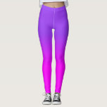 Neon Purple and Hot Pink Ombre Shade Colour Fade Leggings<br><div class="desc">Neon Purple and Hot Pink Ombre Shade Colour Fade - hot, pink, neon, purple, pink and purple, ombre, shade, colour, fade, trend, bright, fluorescent, highlighter, bright neon purple, bright pink, hot pink, bright hot pink, neon purple, faded, faded colour, hot pink fade, neon purple fade, hot pink shadow, neon purple...</div>