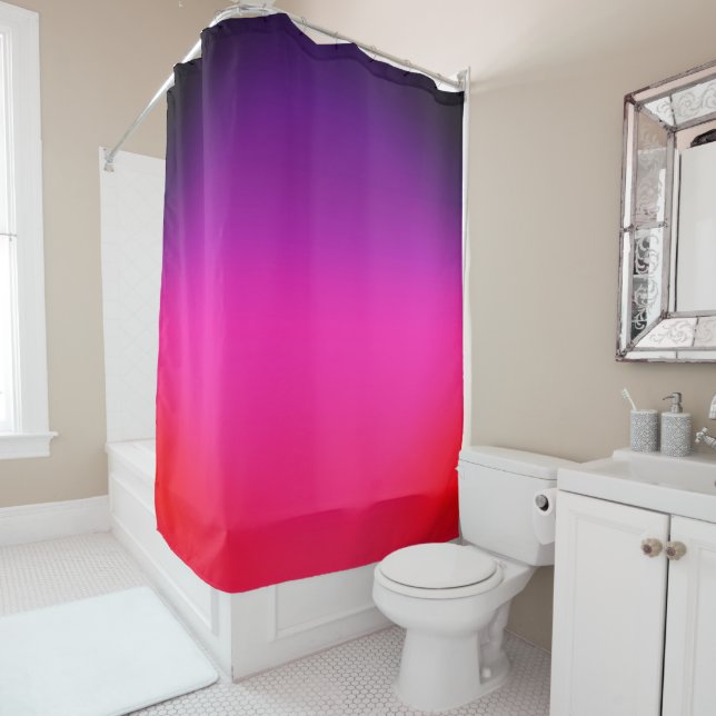 Neon Purple and pink ombre abstract design (In Situ)