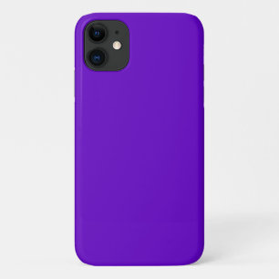 Neon Purple Solid Colour Blank iPhone 11 Case