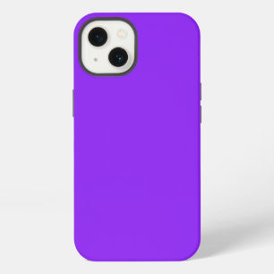 Neon Purple Solid Colour Customize It iPhone 13 Case