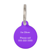 Neon Purple Solid Colour Customize It