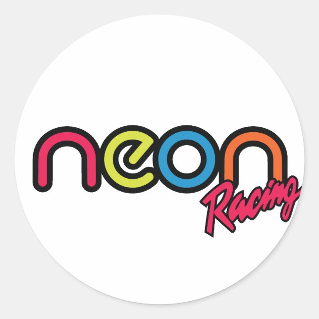 Neon Racing Stickers (Front)