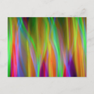 Neon Rainbow - Bright and Cheerful - Postcard
