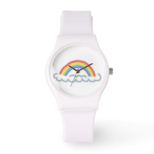 Neon Rainbows Watch (White)