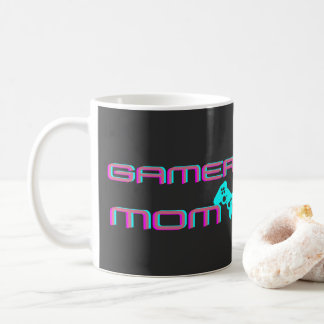 Neon Retro Gamer Mom Coffee Mug