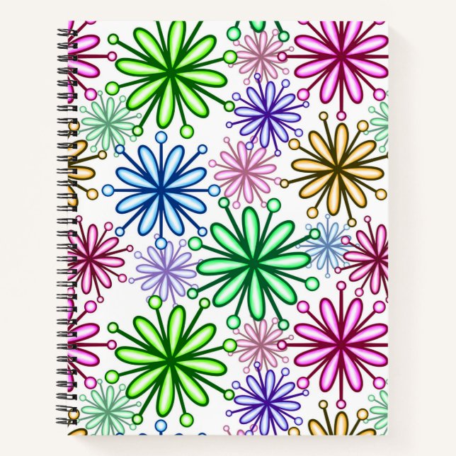 Neon Retro  Notebook (Front)