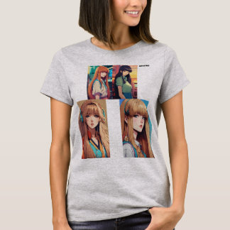 **Neon Reverie: 80s Anime Aesthetic** T-Shirt