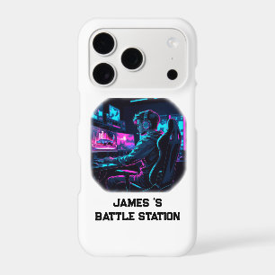 Neon RGB Cyberpunk Gamer Room Personalized Name