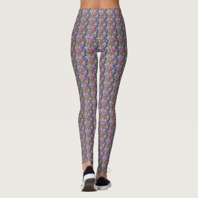 neon ribbon leggings (Back)