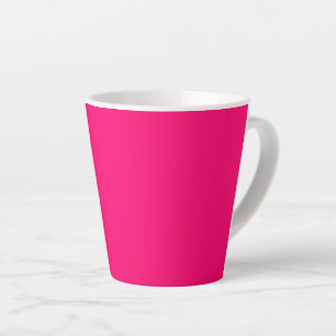 Neon Rose Personnalisable Latte Mug