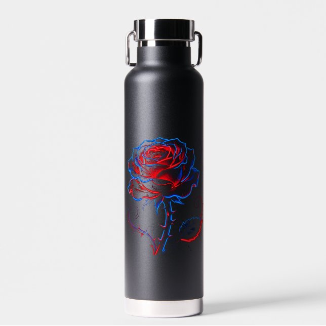 Neon Rose Water Bottle (Front)
