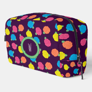 Neon Roses Dopp Kit