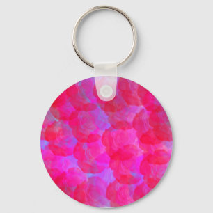 Neon Roses Keychain