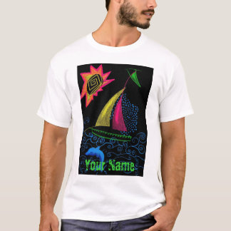 Neon Sailing, Your Name T T-Shirt