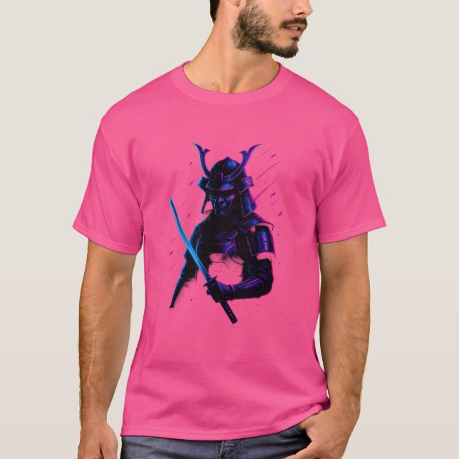 Neon Samurai: Blade of the Future T-Shirt (Front)