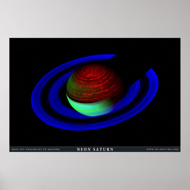Neon Saturn Poster (Front)
