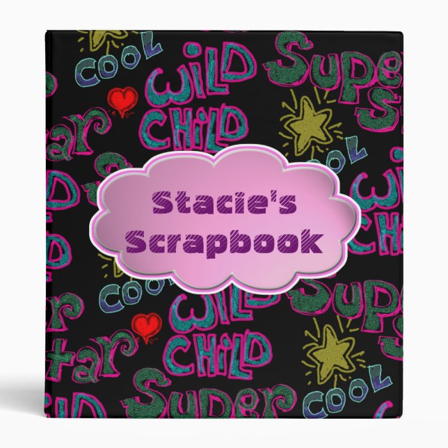 Neon Sayings Binder (Front)