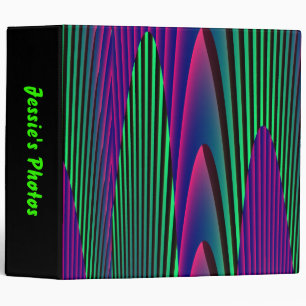 Neon Seas Custom Photo Album Binder