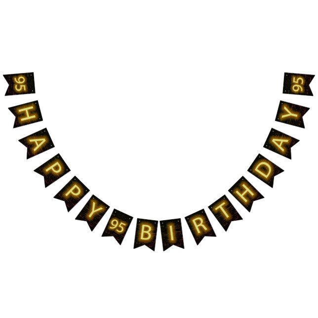 Neon Sign on Brick for 95th Birthday (All)