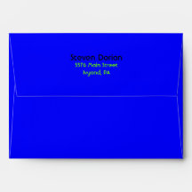 NEON SIGNS Bar Bat Mitzvah Customizable Envelope