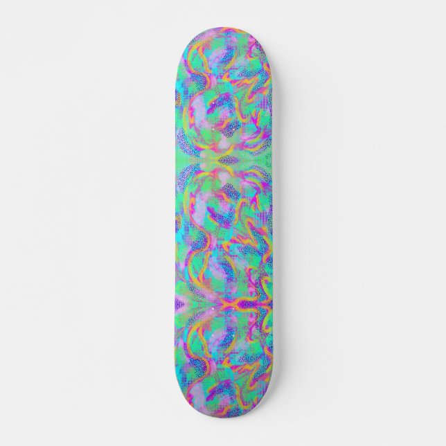 Neon skateboard deck (Front)