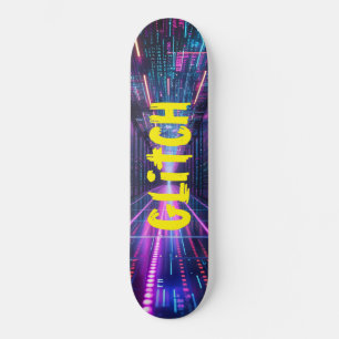 NEON Skateboard WITH GLITCH