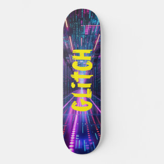 NEON Skateboard WITH GLITCH