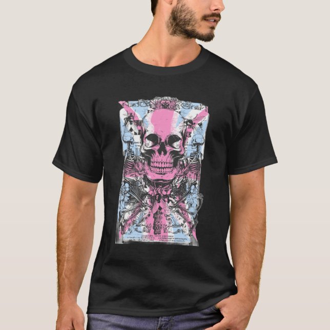 Neon Skull Fusion - T-Shirt (Front)
