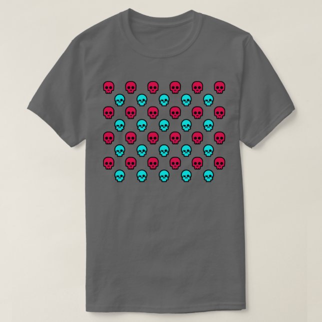 Neon Skulls T-Shirt (Design Front)