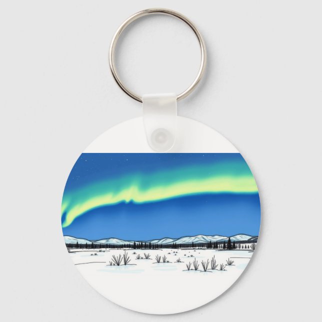 Neon sky keychain (Front)