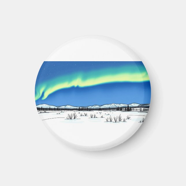 Neon sky magnet (Front)