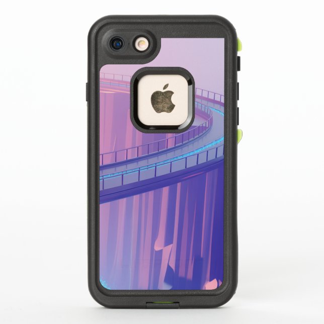Neon Skybridge Dreamscape LifeProof iPhone Case (Back)