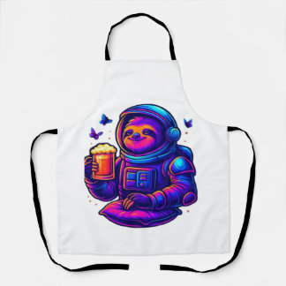 Neon Sloth � Don�t Hurry Essential T-Shirt Apron