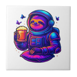 Neon Sloth � Don�t Hurry Essential T-Shirt Tile