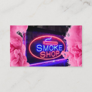 Neon Smoke Shop Carte de visite