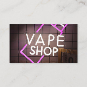 Neon Smoke Shop Carte de visite