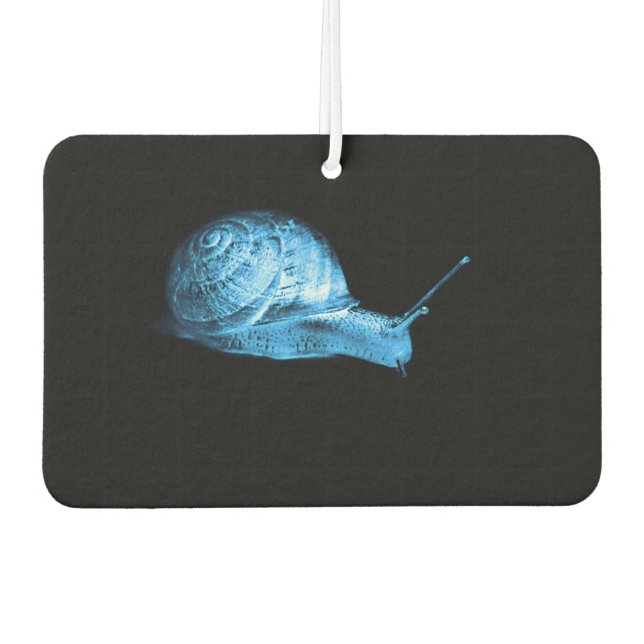 Neon snail air freshener (Front)