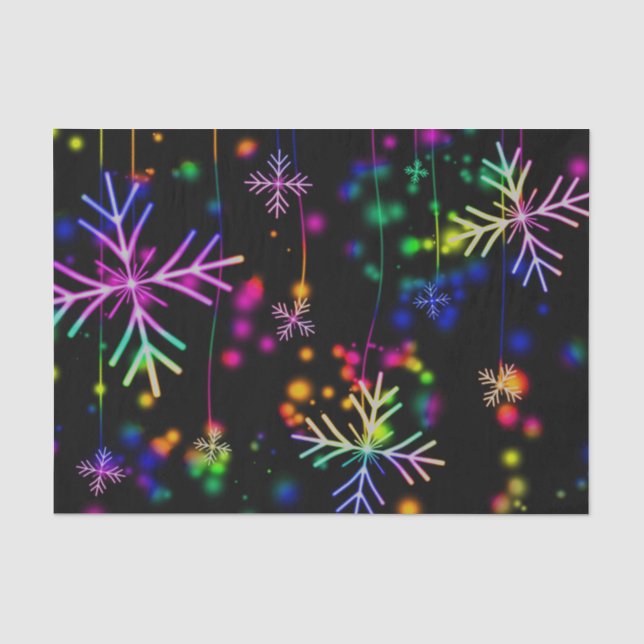 Neon Snow Tissue Paper (Front)
