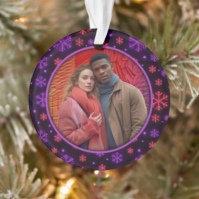 Neon Snowflakes Ornament (Tree)