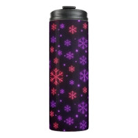 Neon Snowflakes