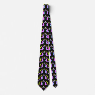 Neon Soundwave Tie