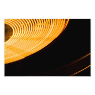 Neon Spin Photo Print