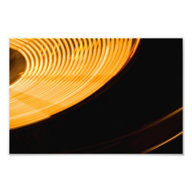 Neon Spin Photo Print (Front)