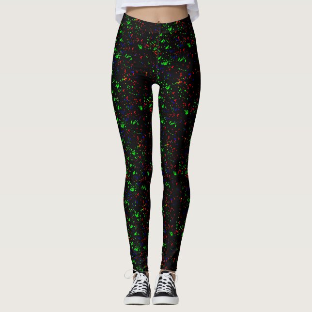 Neon Sprinkles Leggings (Front)