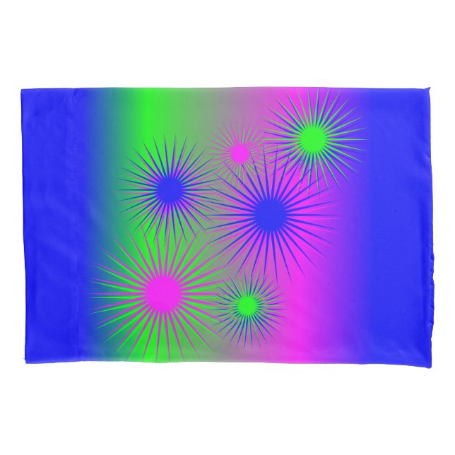 Neon Standard Pillow Case (Front)