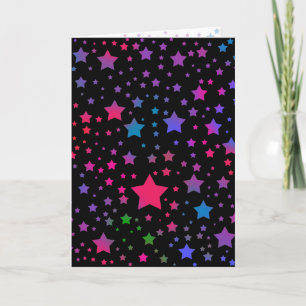 Neon Stars Card